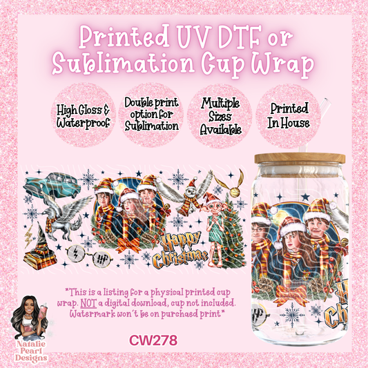 CW278 UV DTF/SUB Cup Wrap