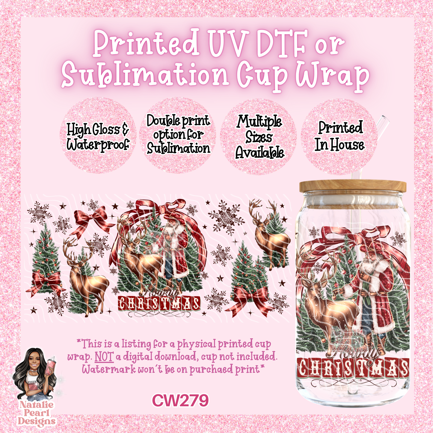 CW279 UV DTF/SUB Cup Wrap