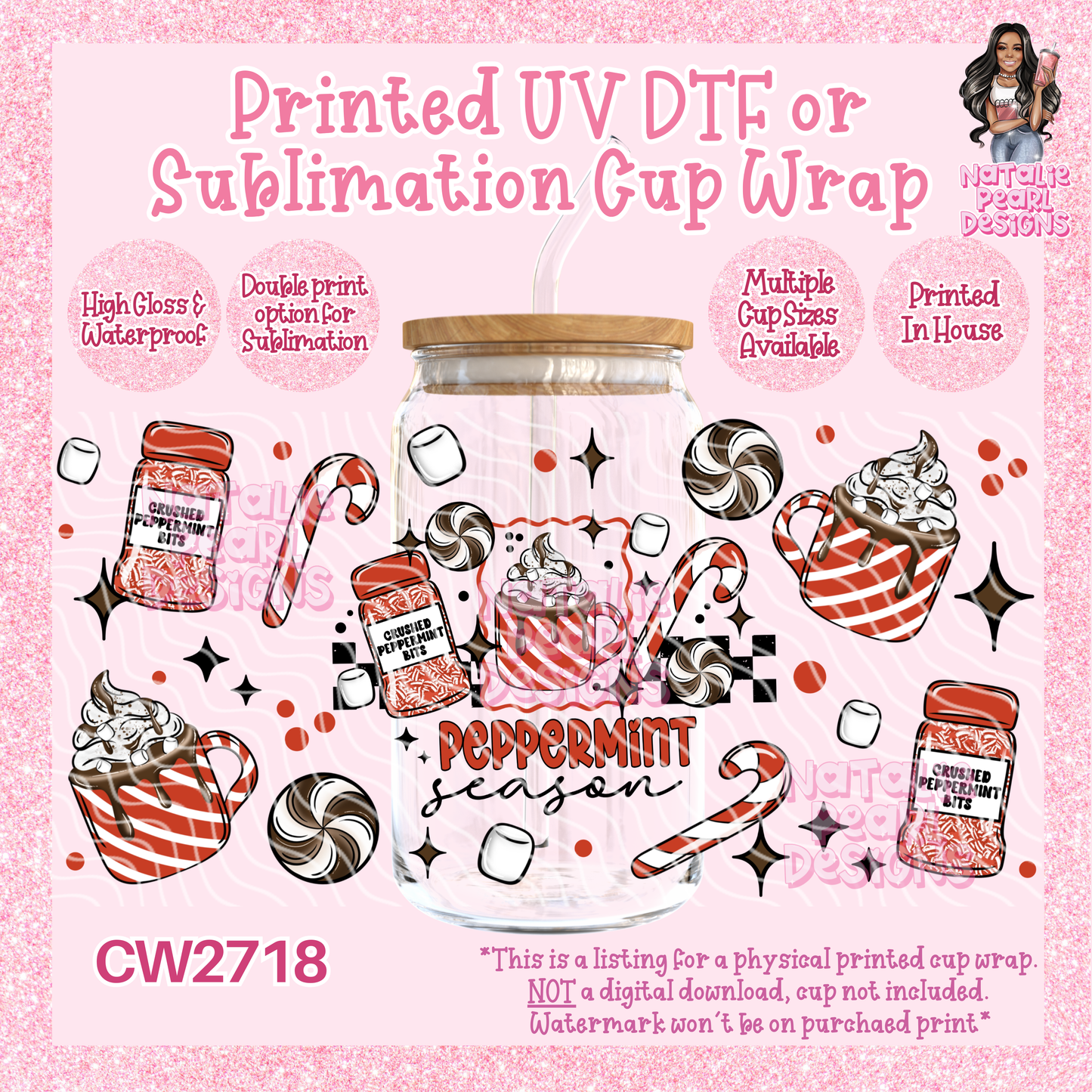 CW2718 UV DTF/SUB Cup Wraps