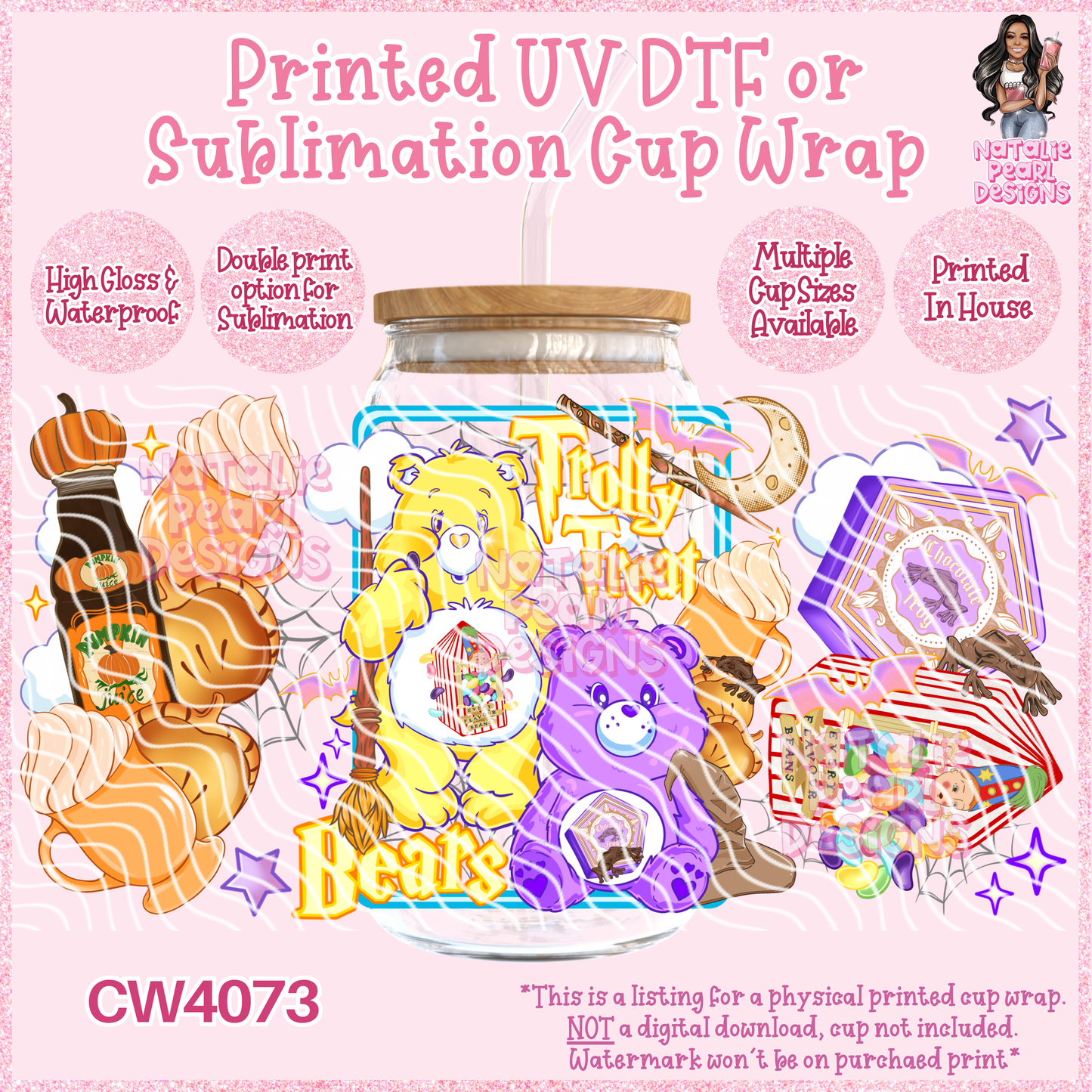CW4073 UV DTF/SUB Cup Wraps