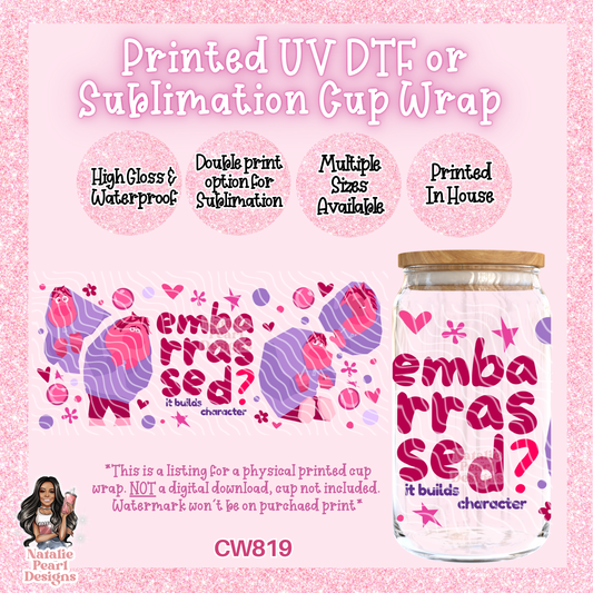 CW819 UV DTF/SUB Cup Wrap