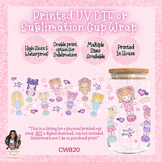 CW820 UV DTF/SUB Cup Wrap