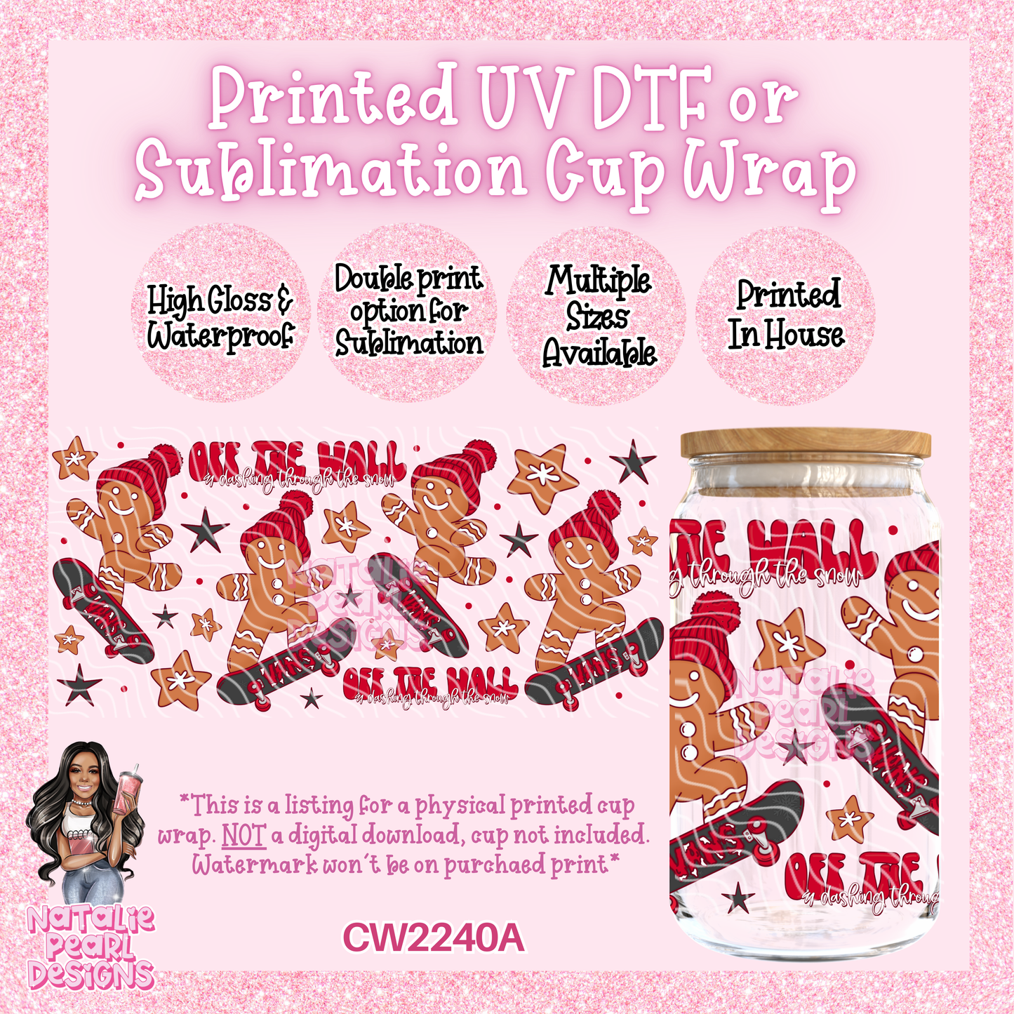CW2240A UV DTF/SUB Cup Wraps