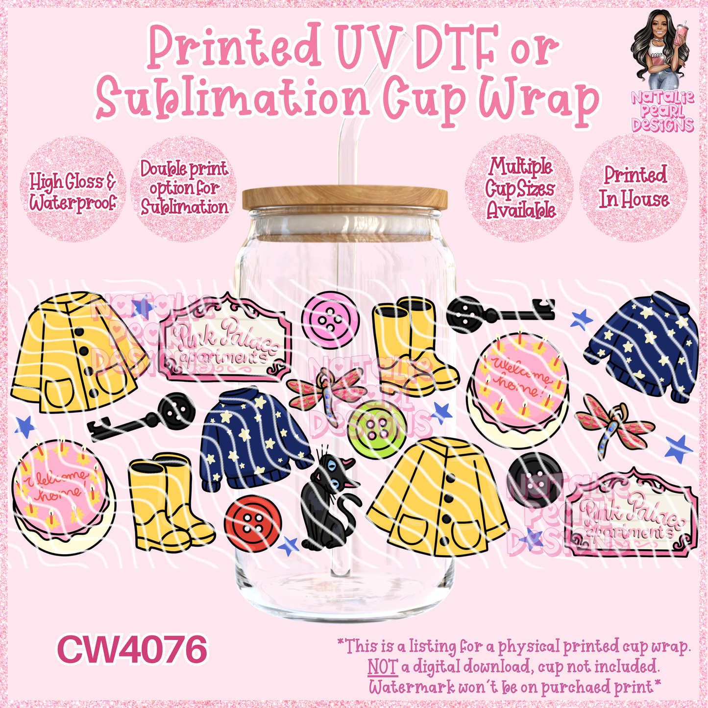 CW4076 UV DTF/SUB Cup Wraps