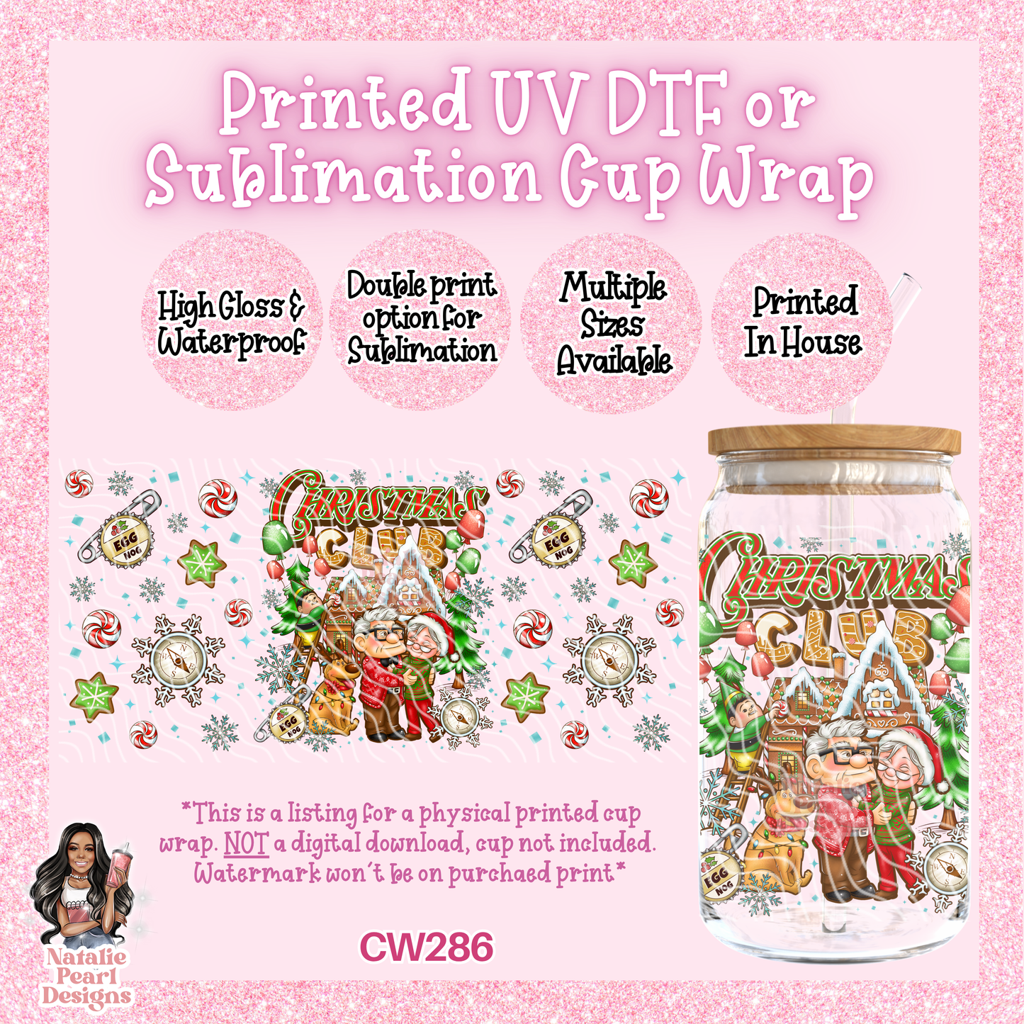 CW286 UV DTF/SUB Cup Wrap