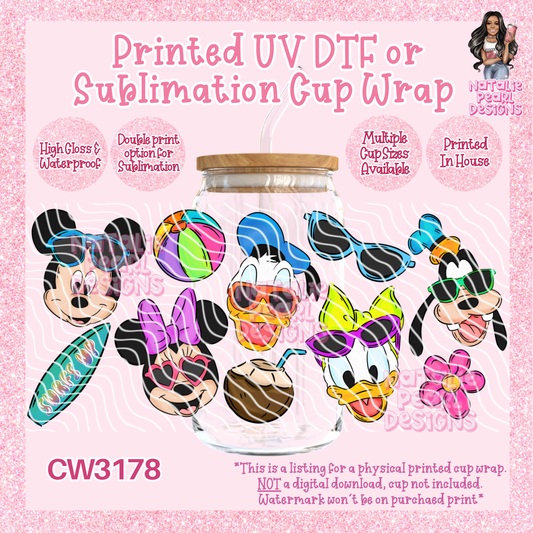 CW3178 UV DTF/SUB Cup Wraps