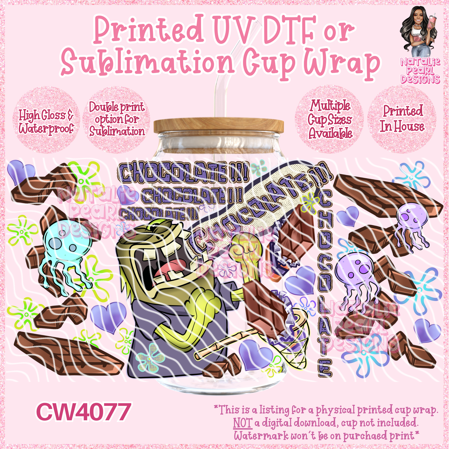 CW4077 UV DTF/SUB Cup Wraps