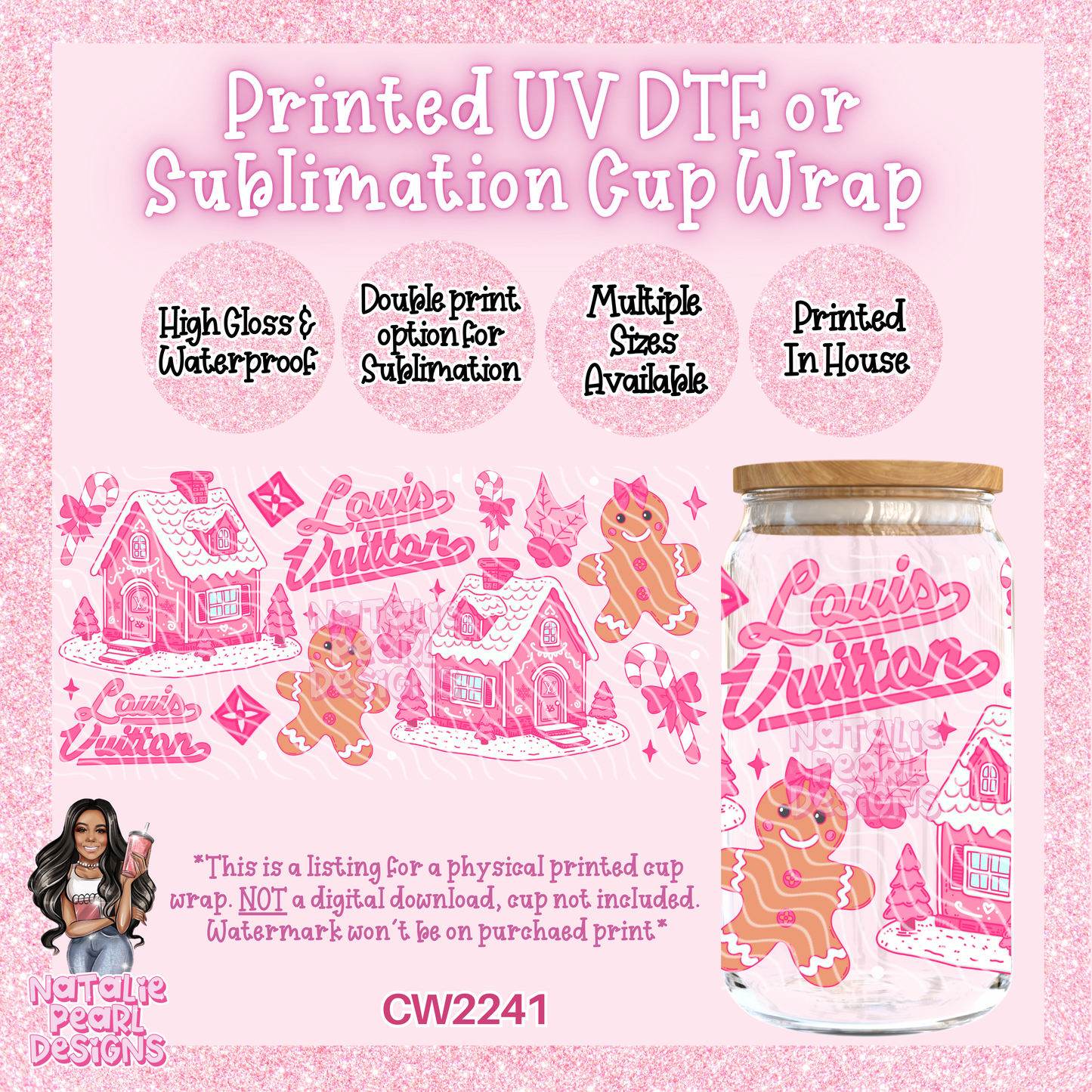 CW2241 UV DTF/SUB Cup Wraps