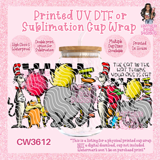 CW3612 UV DTF/SUB Cup Wraps