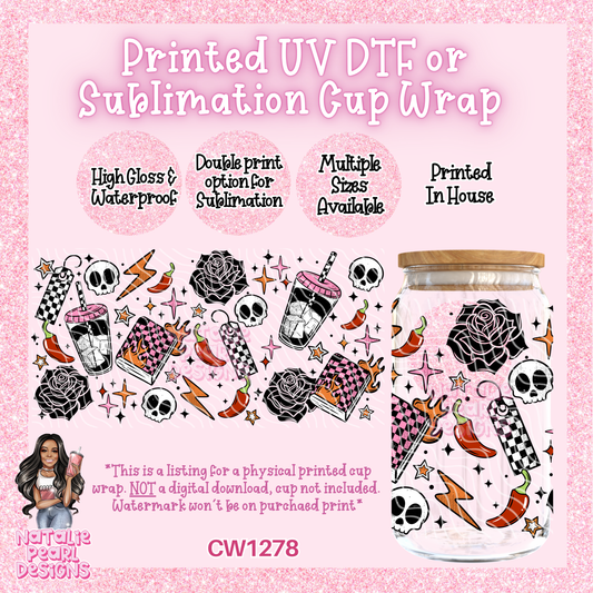 CW1278 UV DTF/SUB Cup Wrap