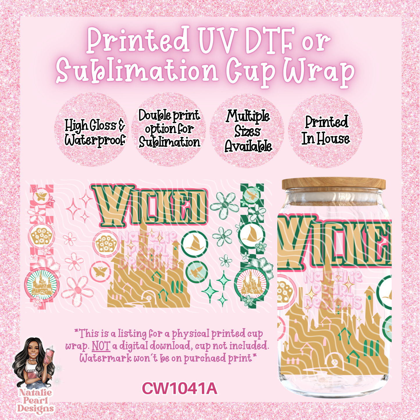 CW1041A UV DTF/SUB Cup Wrap