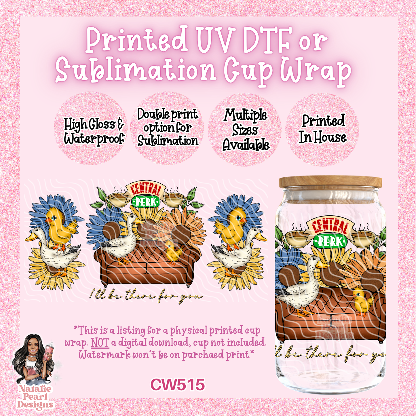 CW515 UV DTF/SUB Cup Wrap