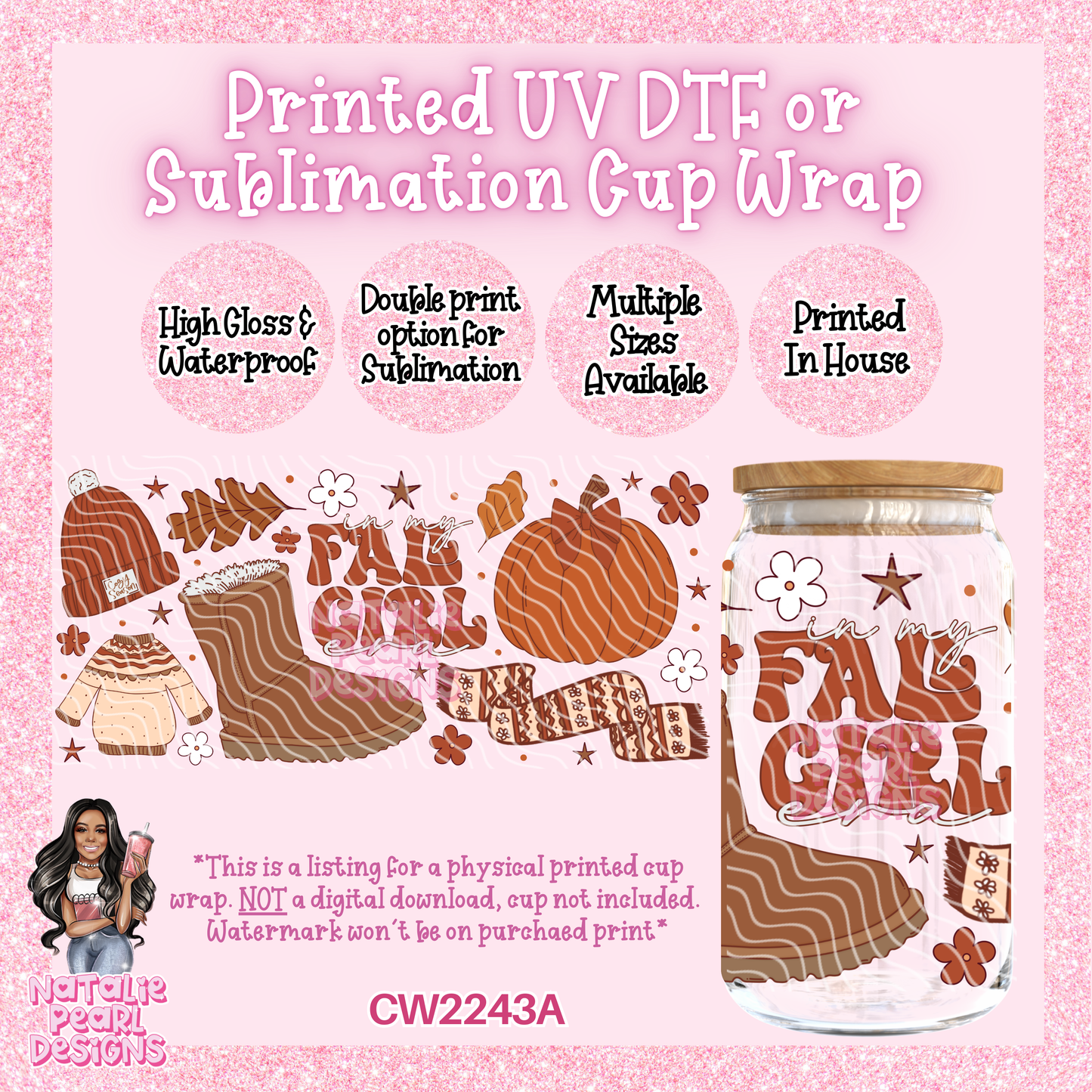 CW2243A UV DTF/SUB Cup Wraps