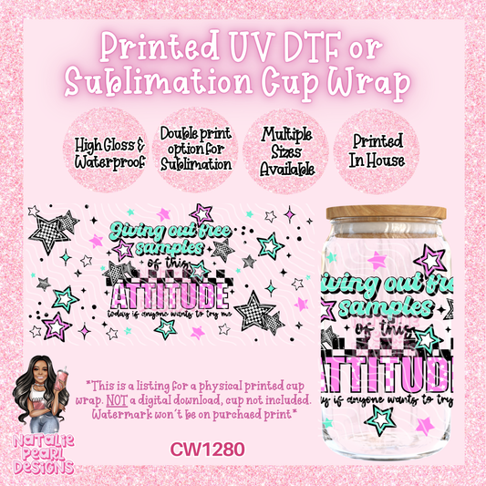 CW1280 UV DTF/SUB Cup Wrap