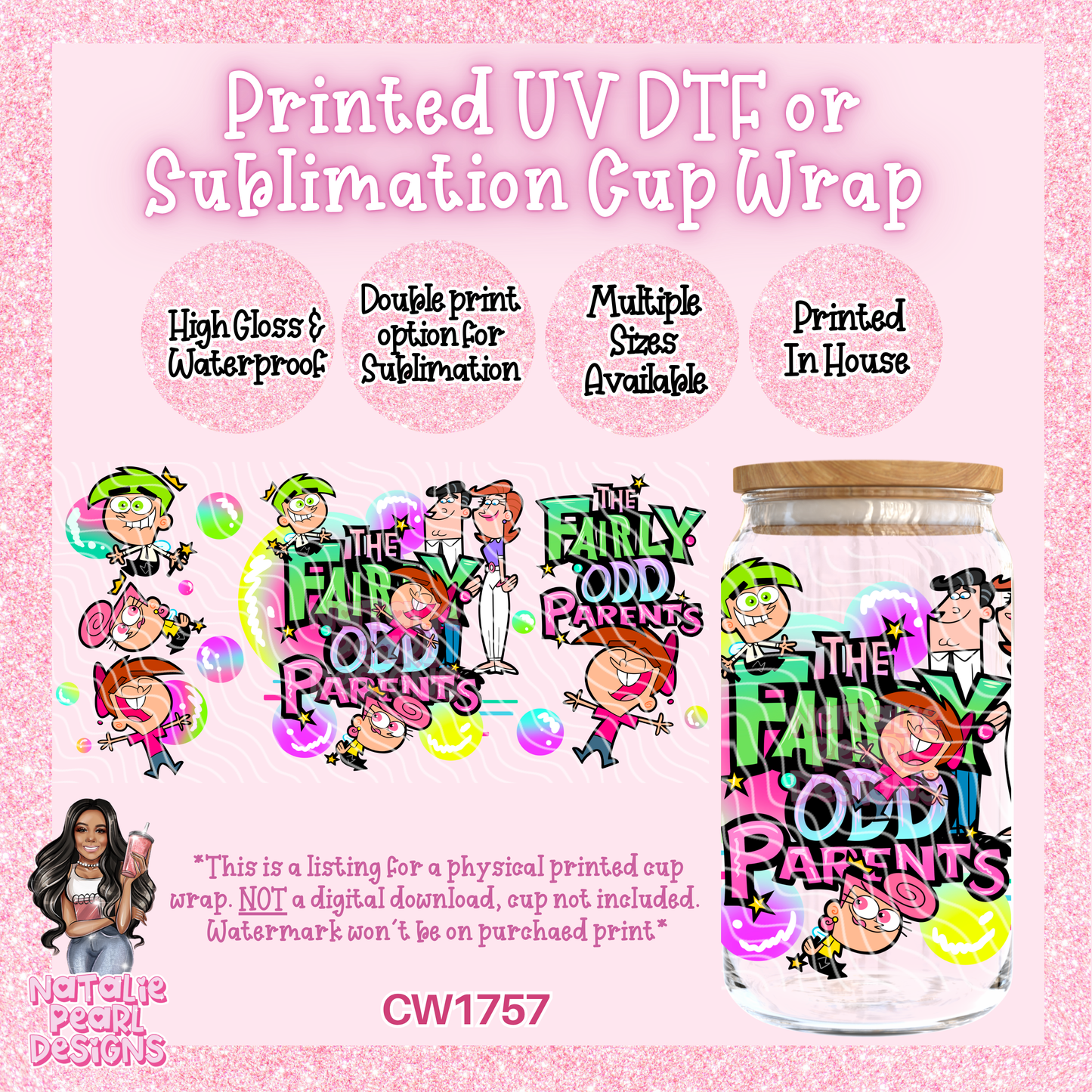 CW1757 UV DTF/SUB Cup Wraps