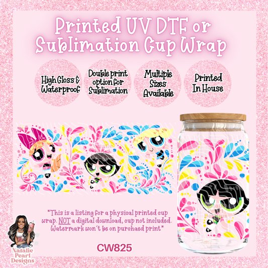 CW825 UV DTF/SUB Cup Wrap