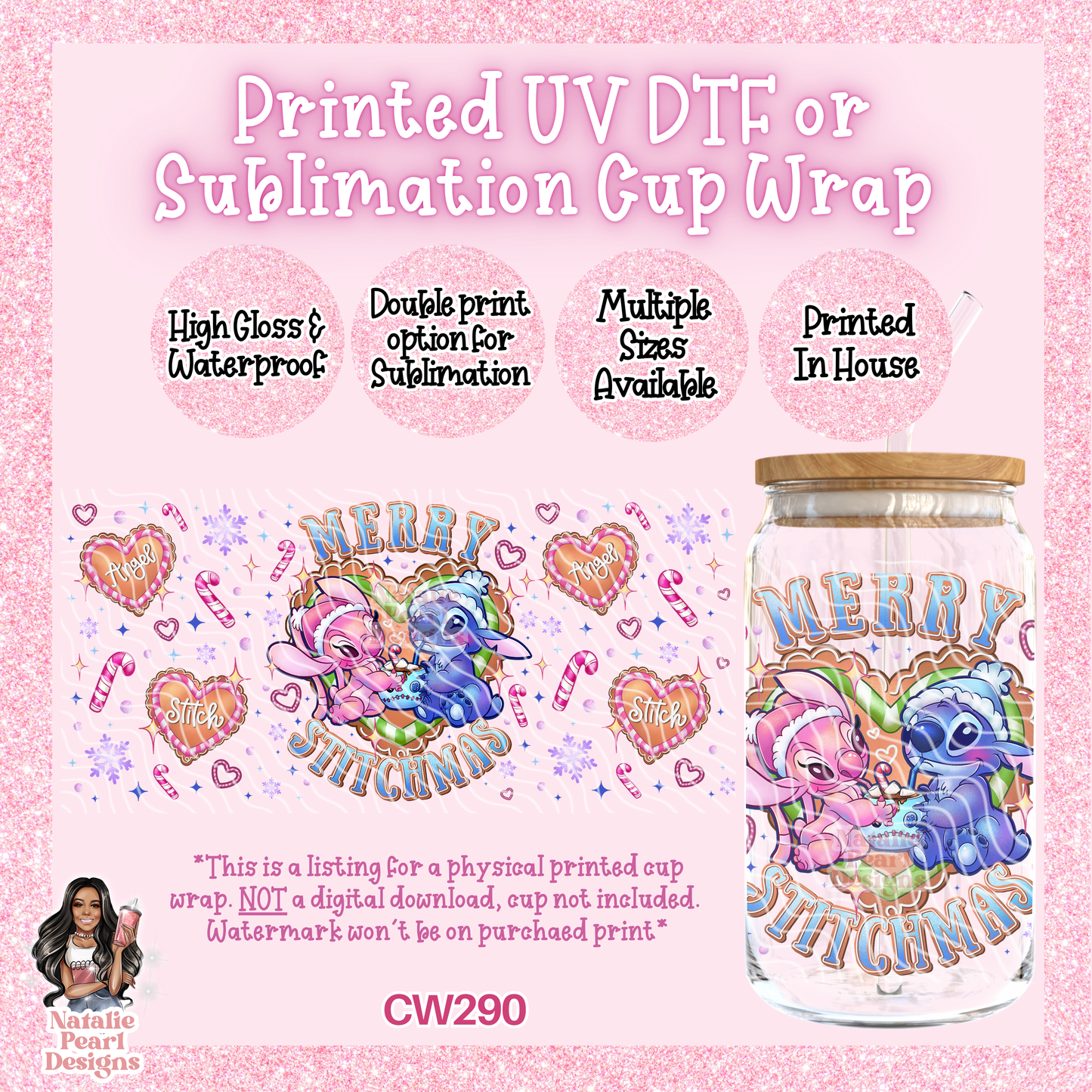 CW290 UV DTF/SUB Cup Wrap