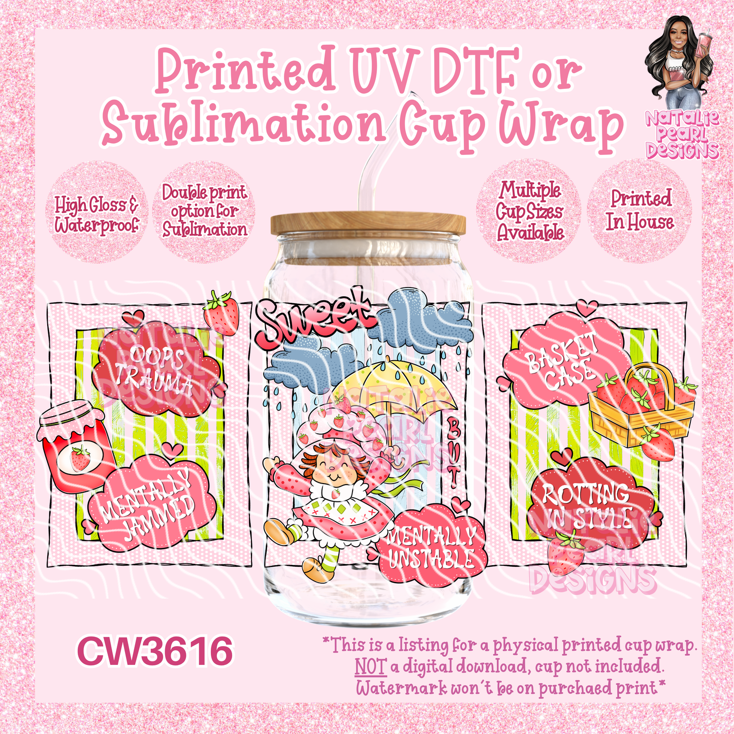 CW3616 UV DTF/SUB Cup Wraps