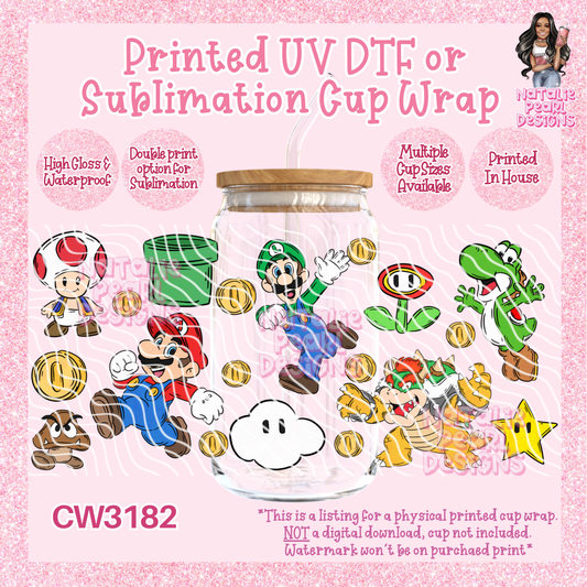 CW3182 UV DTF/SUB Cup Wraps