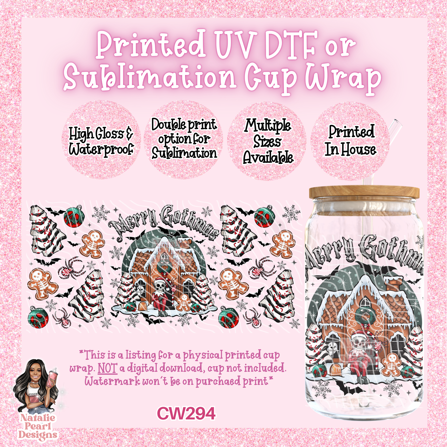 CW294 UV DTF/SUB Cup Wrap