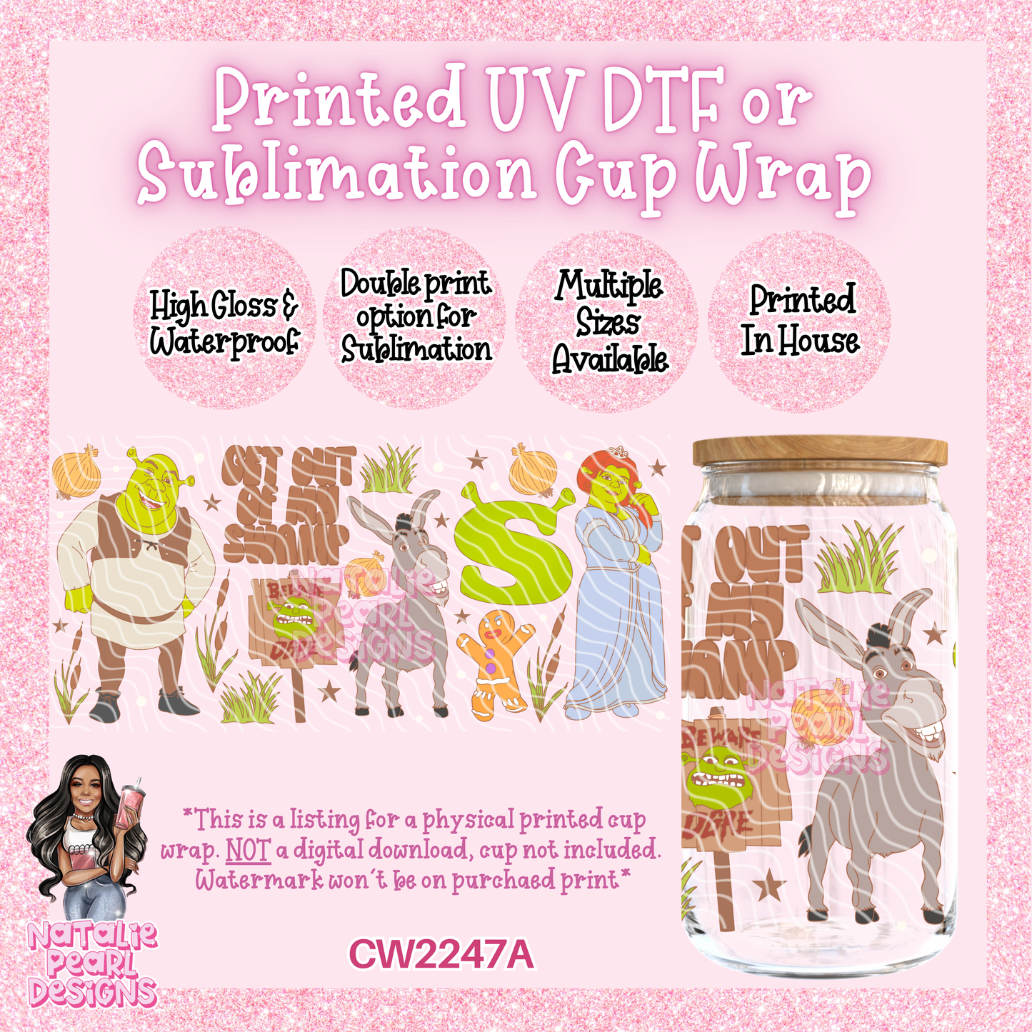 CW2247A UV DTF/SUB Cup Wraps