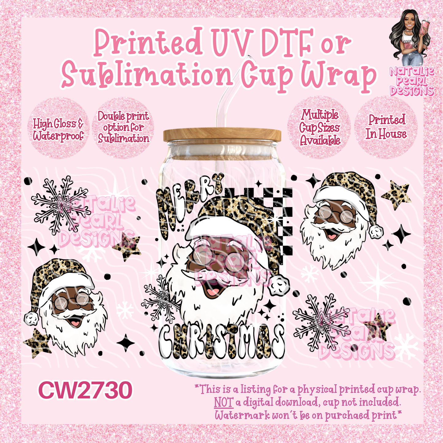 CW2730 UV DTF/SUB Cup Wraps