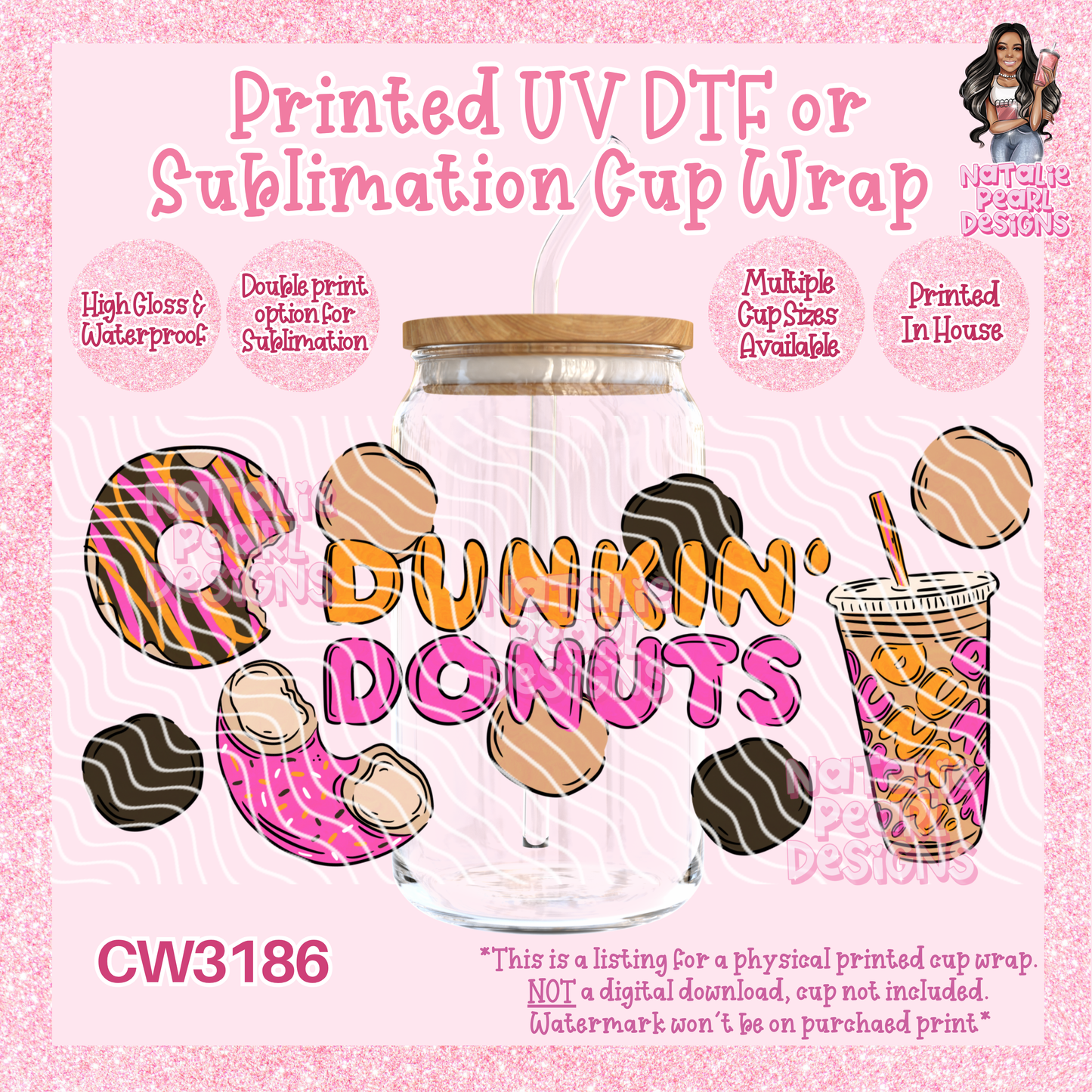 CW3186 UV DTF/SUB Cup Wraps