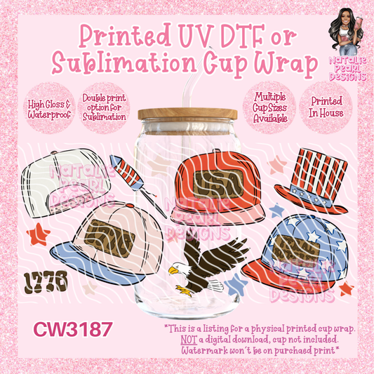 CW3187 UV DTF/SUB Cup Wraps