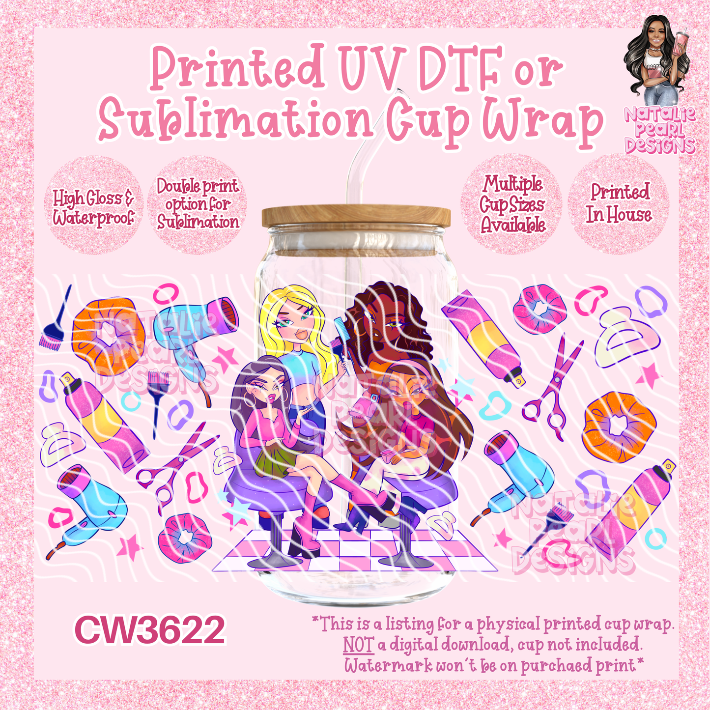 CW3622 UV DTF/SUB Cup Wraps