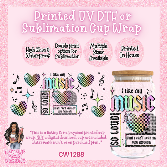 CW1288 UV DTF/SUB Cup Wrap