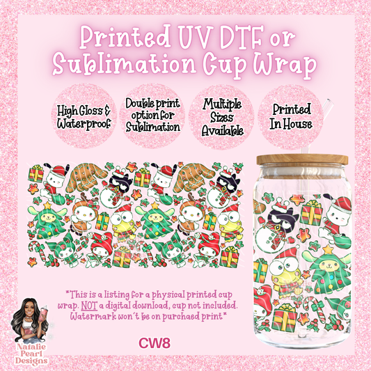 CW8 UV DTF/SUB Cup Wrap