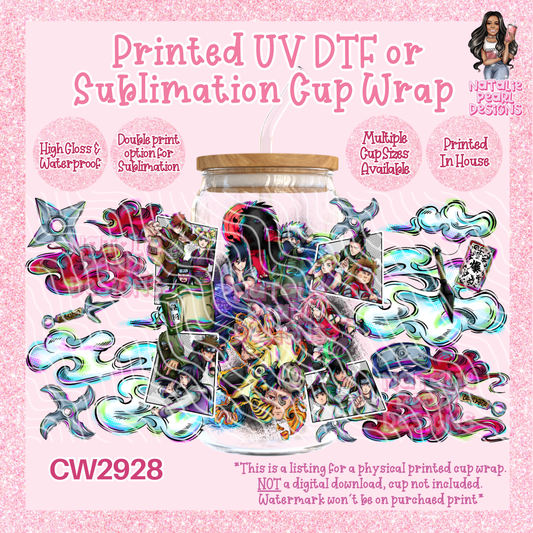 CW2928 UV DTF/SUB Cup Wraps