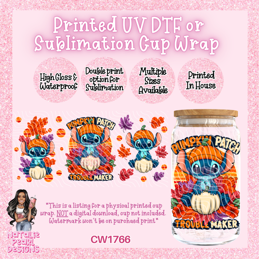 CW1766 UV DTF/SUB Cup Wraps