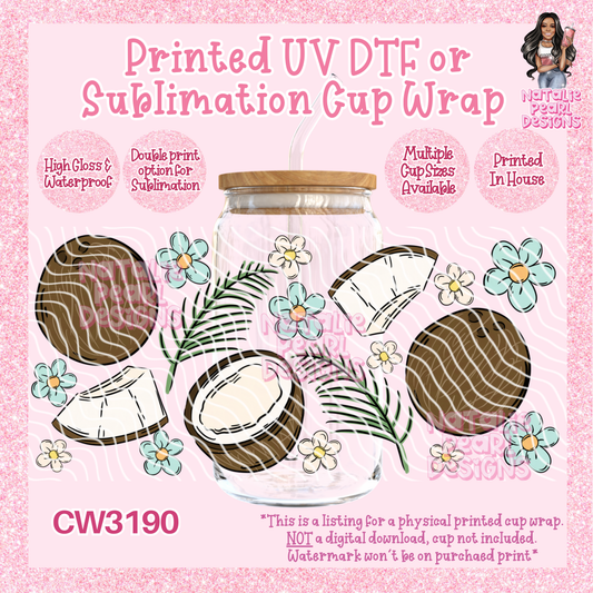 CW3190 UV DTF/SUB Cup Wraps