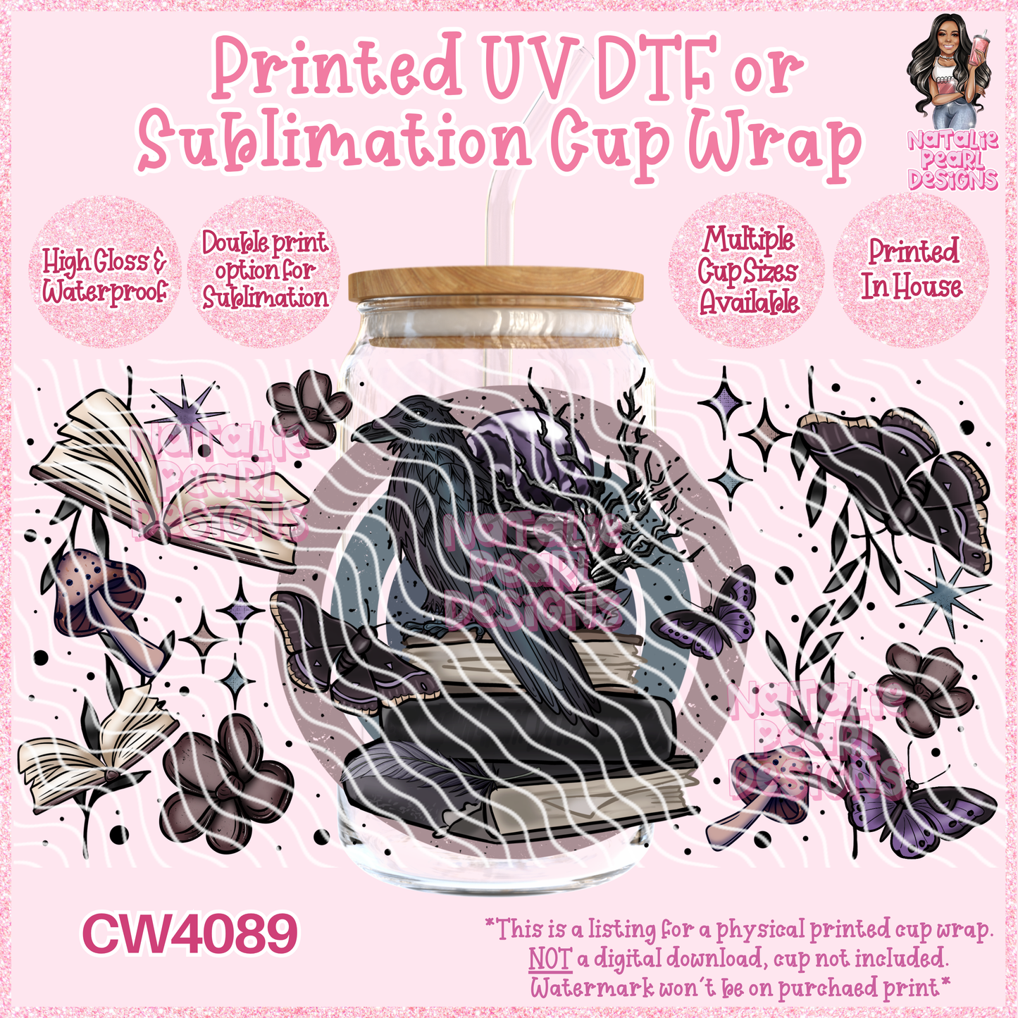 CW4089 UV DTF/SUB Cup Wraps