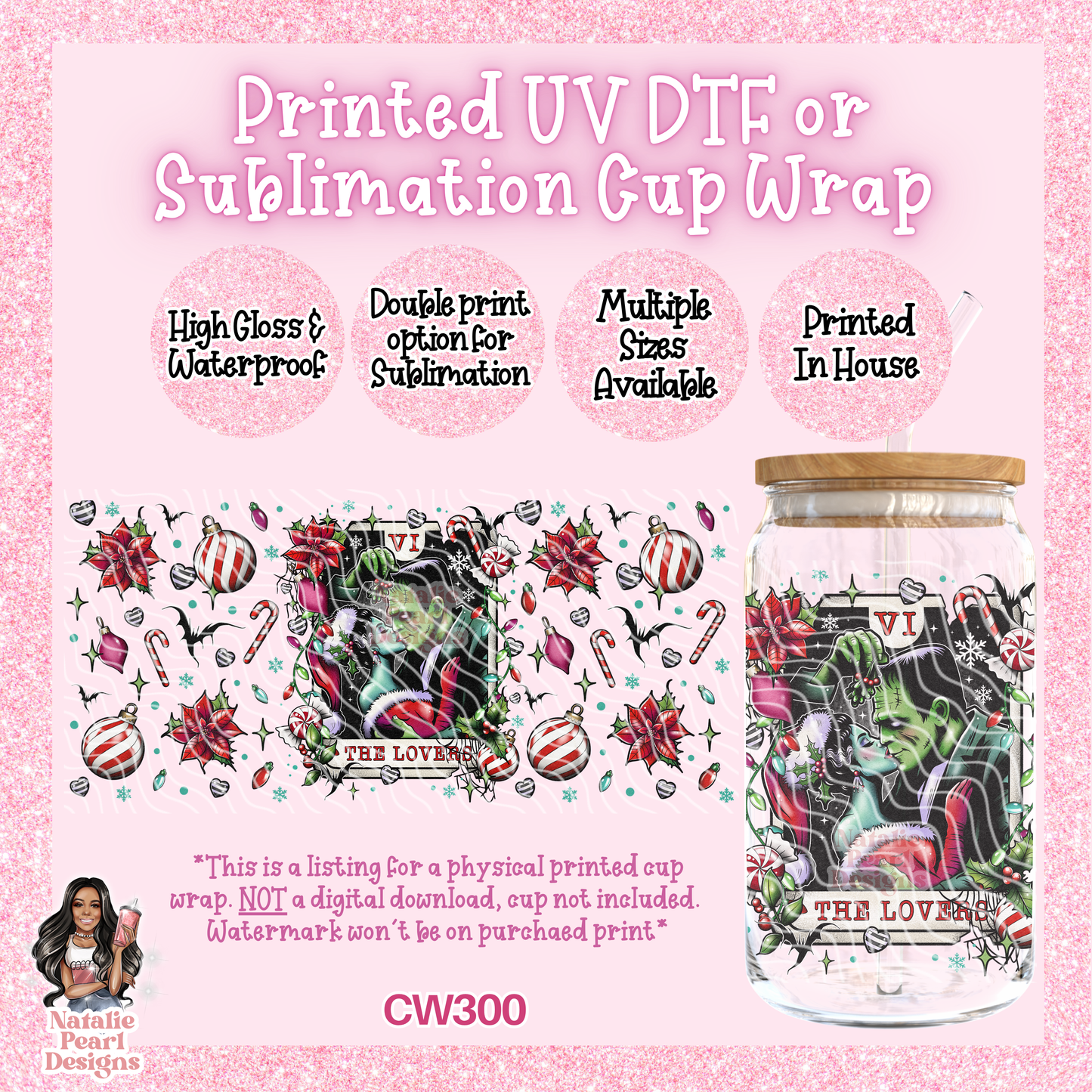 CW300 UV DTF/SUB Cup Wrap