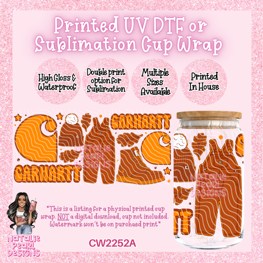 CW2252A UV DTF/SUB Cup Wraps