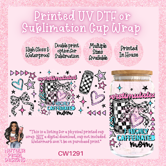 CW1291 UV DTF/SUB Cup Wrap