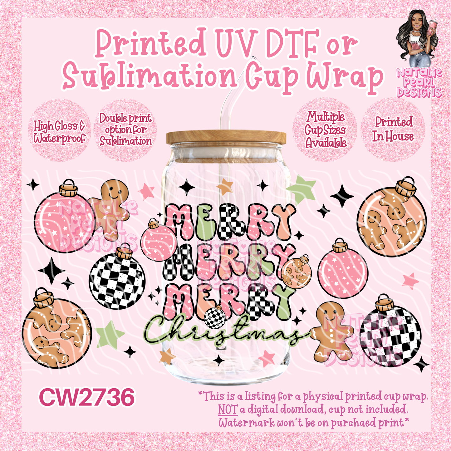 CW2736 UV DTF/SUB Cup Wraps