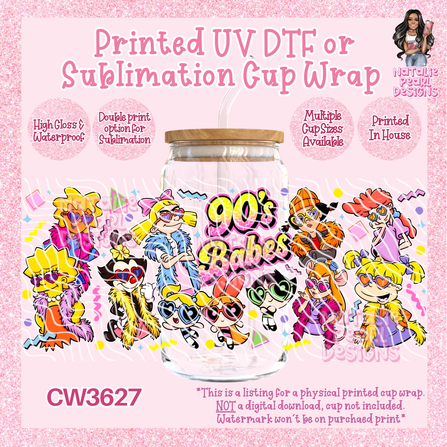 CW3627 UV DTF/SUB Cup Wraps