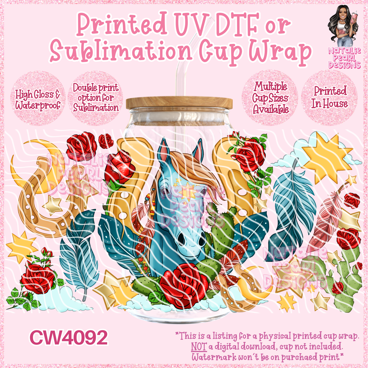 CW4092 UV DTF/SUB Cup Wraps
