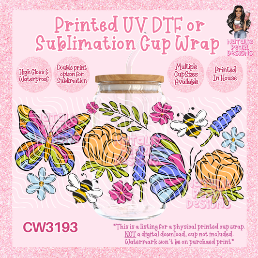 CW3193 UV DTF/SUB Cup Wraps