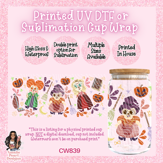 CW839 UV DTF/SUB Cup Wrap