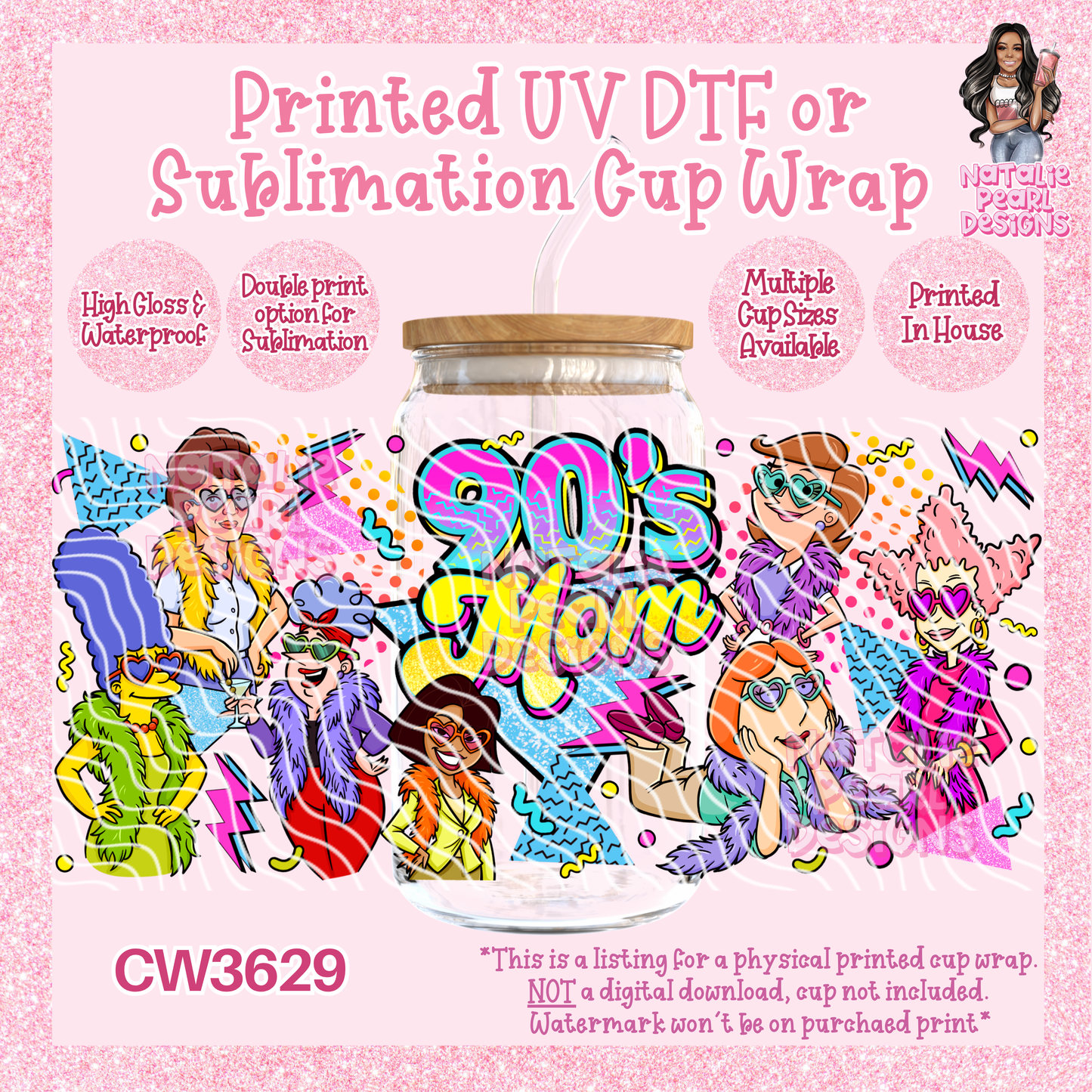 CW3629 UV DTF/SUB Cup Wraps