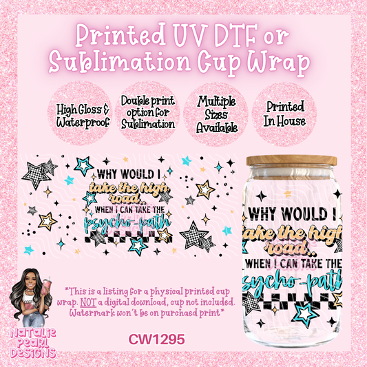 CW1295 UV DTF/SUB Cup Wrap