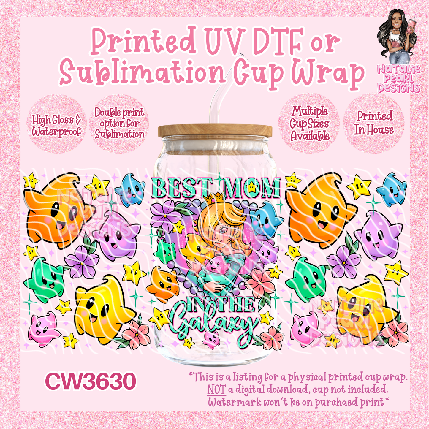 CW3630 UV DTF/SUB Cup Wraps