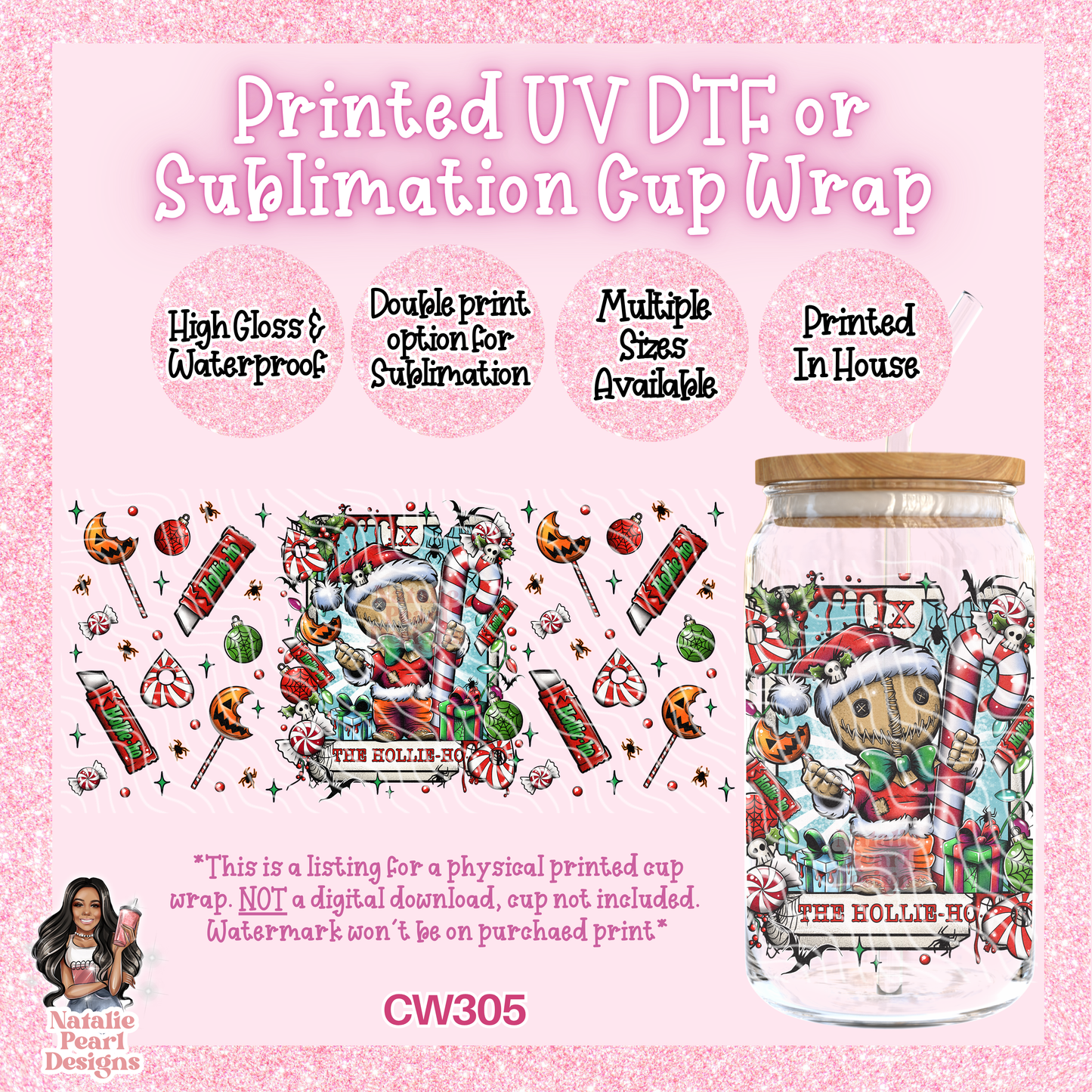 CW305 UV DTF/SUB Cup Wrap