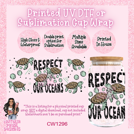 CW1296 UV DTF/SUB Cup Wrap