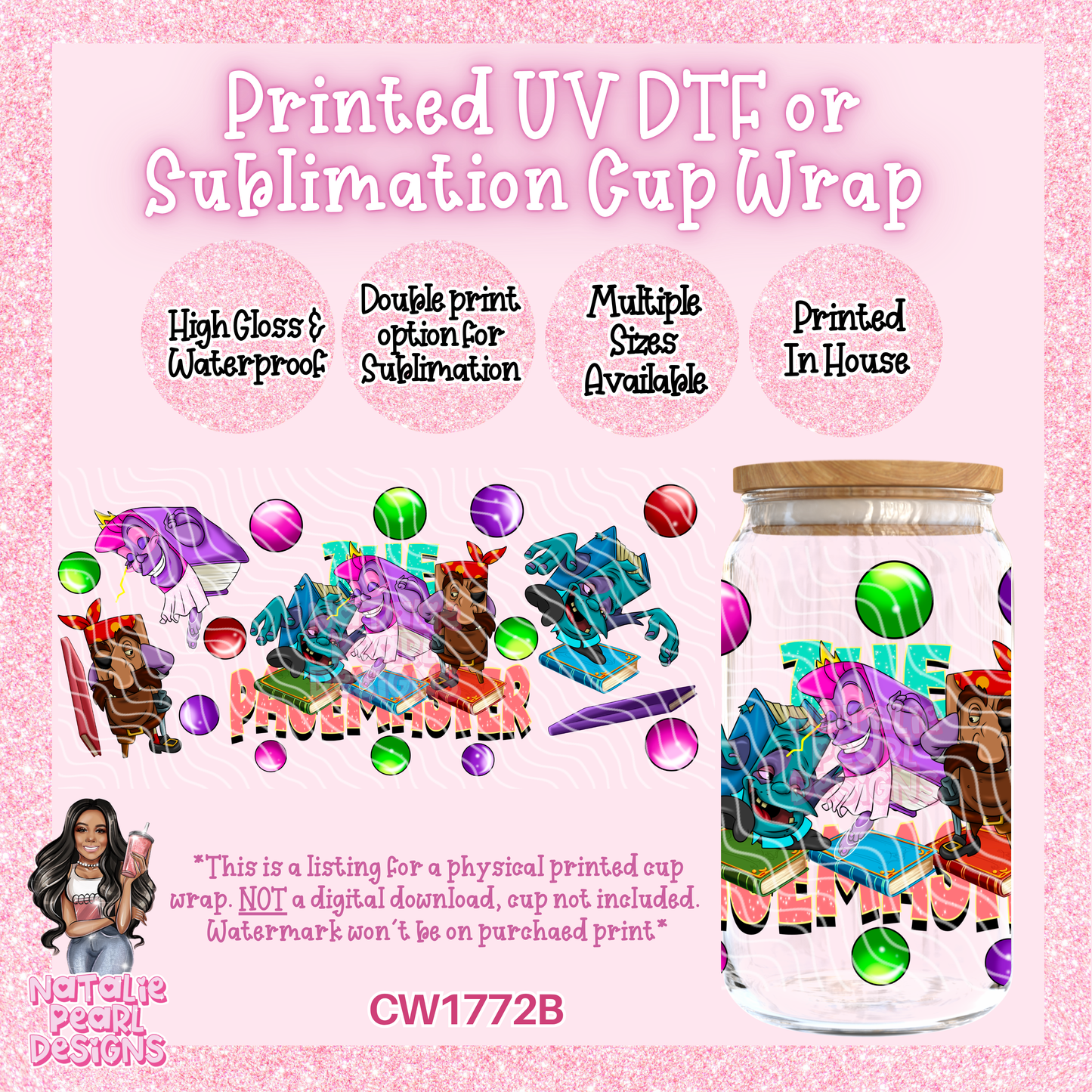 CW1772B UV DTF/SUB Cup Wraps