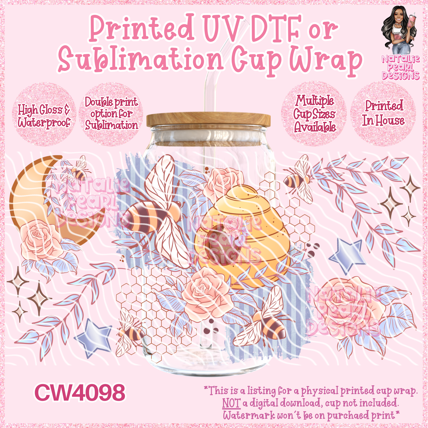 CW4098 UV DTF/SUB Cup Wraps